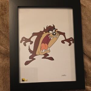 💥FALL SALE💥ACME Tazmanian Devil Art Print - Black and Brown